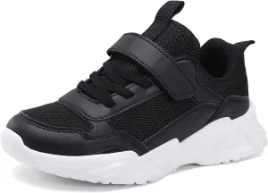 Unisex-Child White Tennis Shoes Breathable Sneakers for Boys Girls Lightweight Running Shoes Kids Toddler/Little Kid/Big Kid Gym Footwear