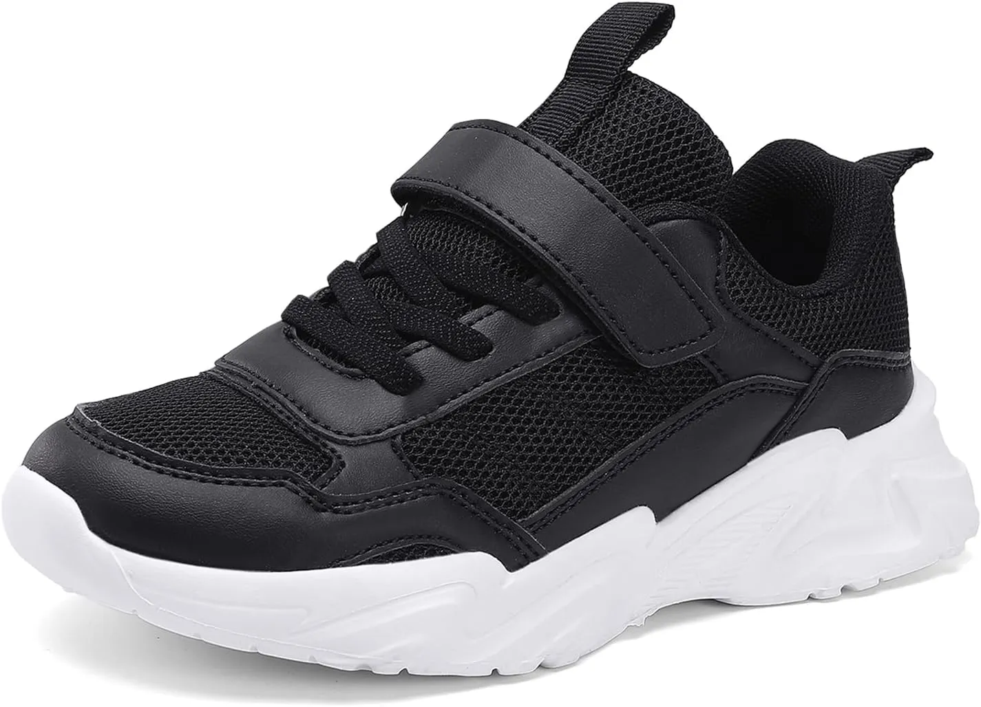 Unisex-Child White Tennis Shoes Breathable Sneakers for Boys Girls Lightweight Running Shoes Kids Toddler/Little Kid/Big Kid Gym Footwear