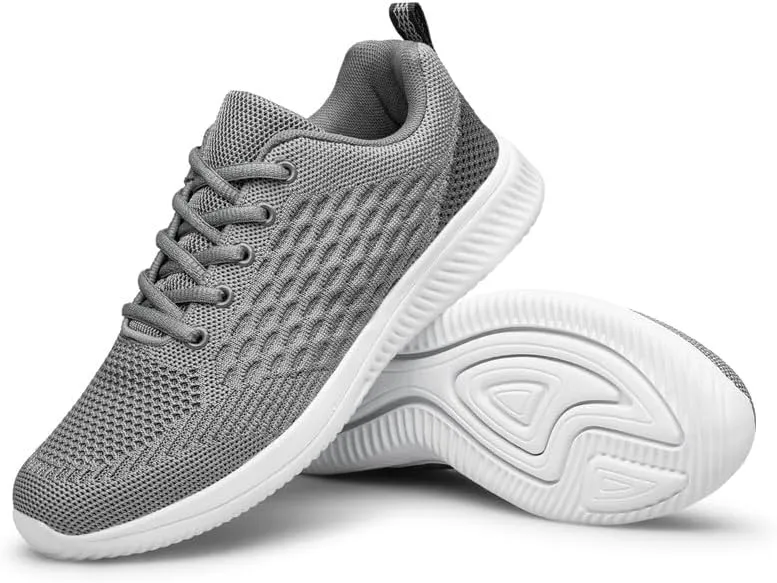 vibdiv Mens Lightweight Athletic Running Walking Gym Shoes - Slip on Casual Non Slip Fashion Sneakers Walking Shoe