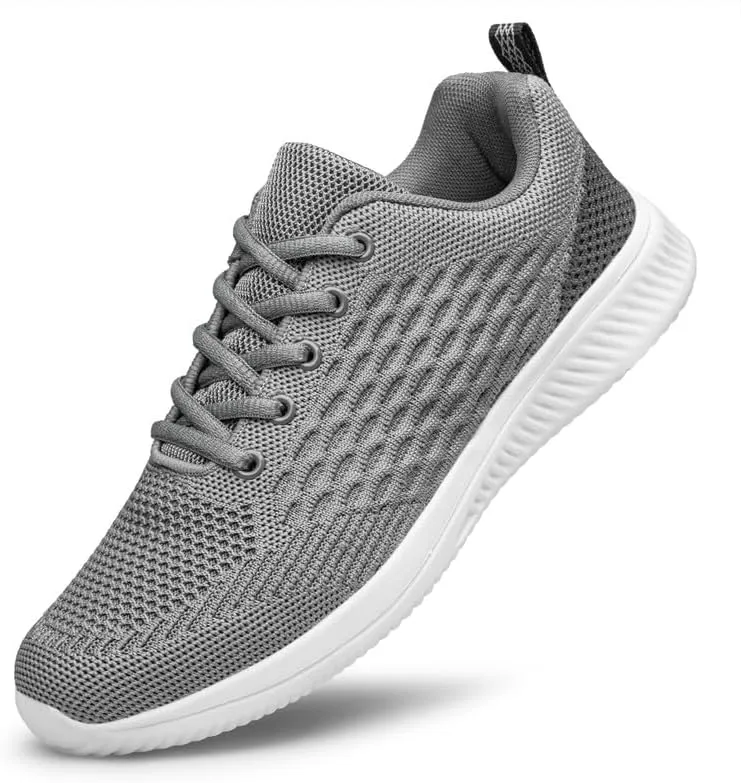 vibdiv Mens Lightweight Athletic Running Walking Gym Shoes - Slip on Casual Non Slip Fashion Sneakers Walking Shoe