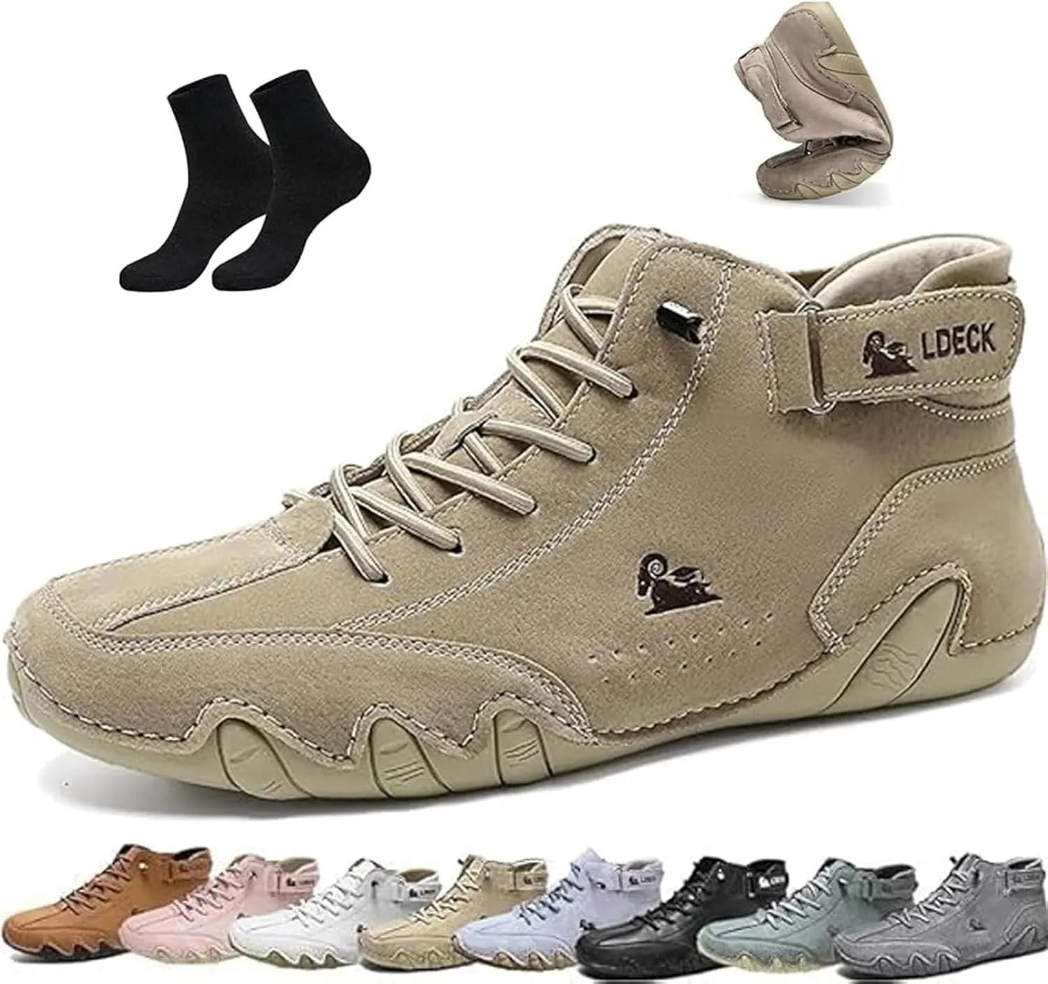 Vogany Shoes Orthopedic Sneakers Women, Vogldeck - Waterproof and Breathable Unisex Outdoor Arch Support Hiking and Walking Shoes