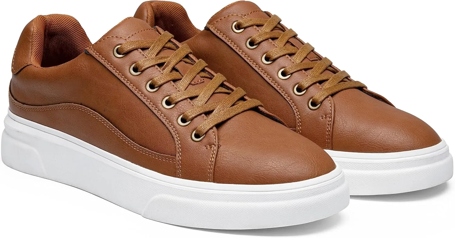 Vostey Men's Fashion Sneakers Classic Casual Shoes for Men Stylish Soft Mens Dress Sneakers