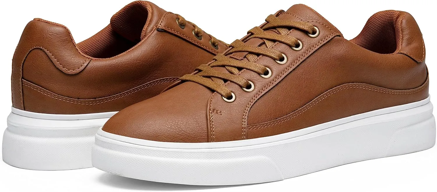 Vostey Men's Fashion Sneakers Classic Casual Shoes for Men Stylish Soft Mens Dress Sneakers