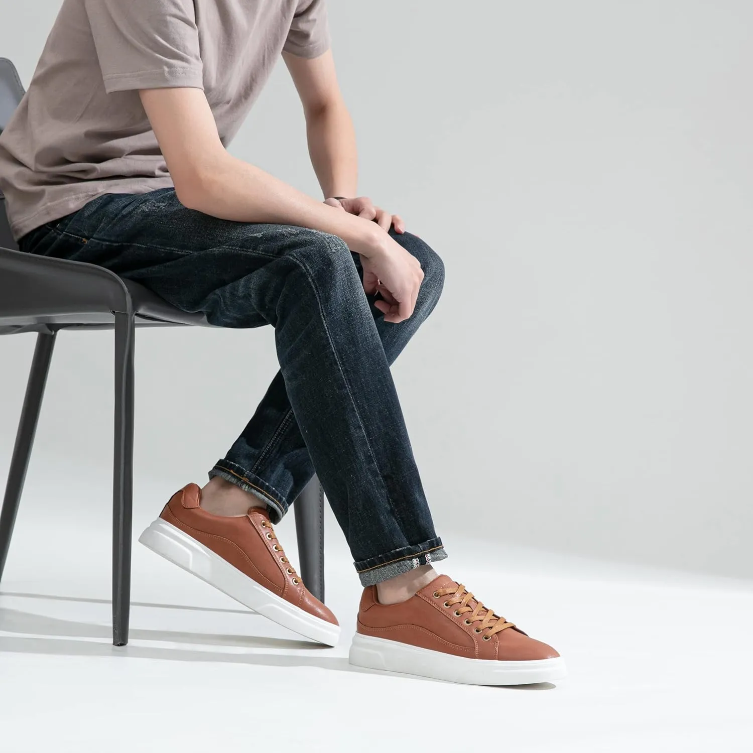 Vostey Men's Fashion Sneakers Classic Casual Shoes for Men Stylish Soft Mens Dress Sneakers