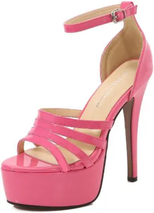 Vujkliy 14CM/5.5IN Women's Sandals Round Toe Platform Stiletto High Heel Sandals Sexy Stage Models Car Shows Nightclubs Plus Size Sandals
