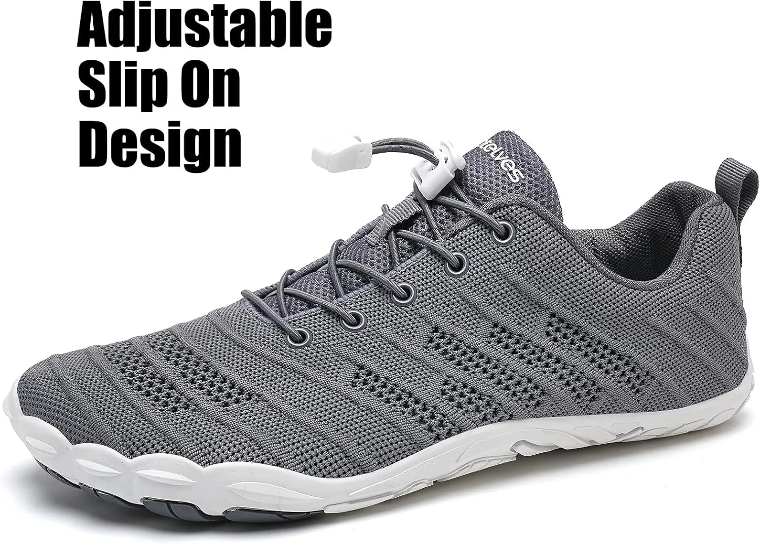 WateLves Barefoot Water Shoes Women Men Anti Slip Wide Toe Breathable Walking Shoes Minimalist Zero Drop Sneakers for Beach Travel Hiking