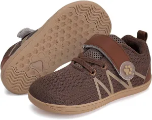 WateLves Toddler Shoes Little Kids Boys Girls Wide Barefoot Shoes Minimalist Walking Sneakers Breathable Lightweight Fit Naturally Zero Drop Sole