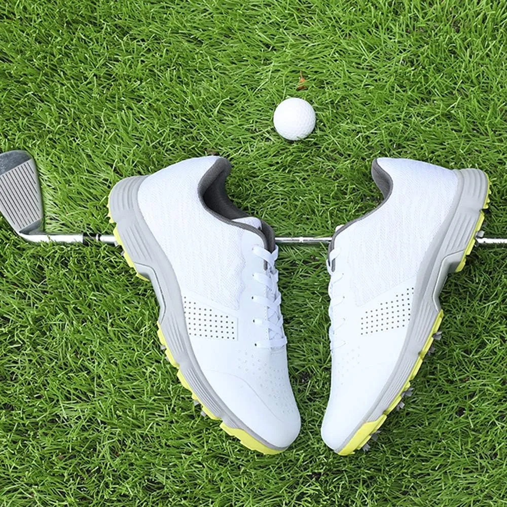 Waterproof Professional Golf Shoes Men Spikes Golf Sneakers Male Outdoor Anti Slip Walking Footwears