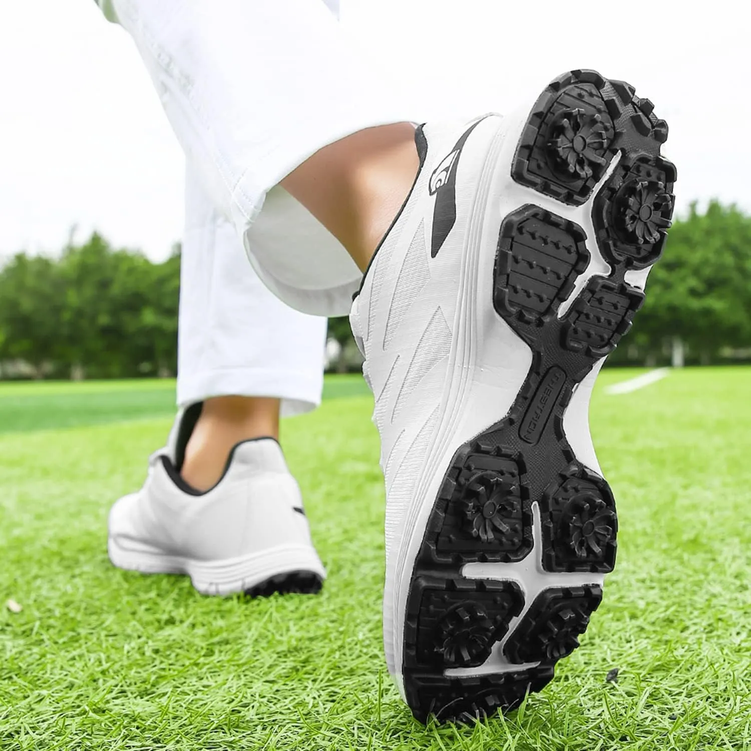 Waterproof Professional Golf Shoes Men Spikes Golf Sneakers Male Outdoor Anti Slip Walking Footwears