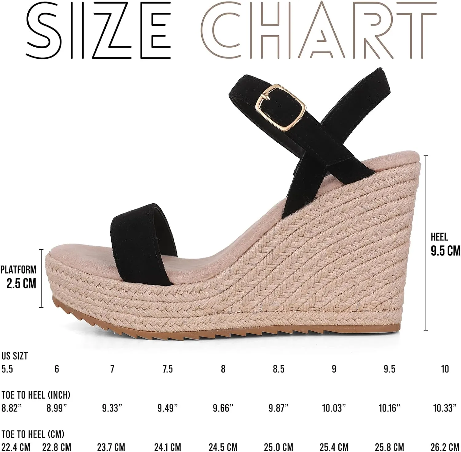 Wedge Sandals for Women-Espadrilles Platform Sandals Ankle Strap Wedges for Women Comfortable Walking Chunky Heel Sandals for Women Dreassy Summer Wedding Cute Shoes