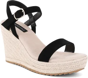 Wedge Sandals for Women-Espadrilles Platform Sandals Ankle Strap Wedges for Women Comfortable Walking Chunky Heel Sandals for Women Dreassy Summer Wedding Cute Shoes