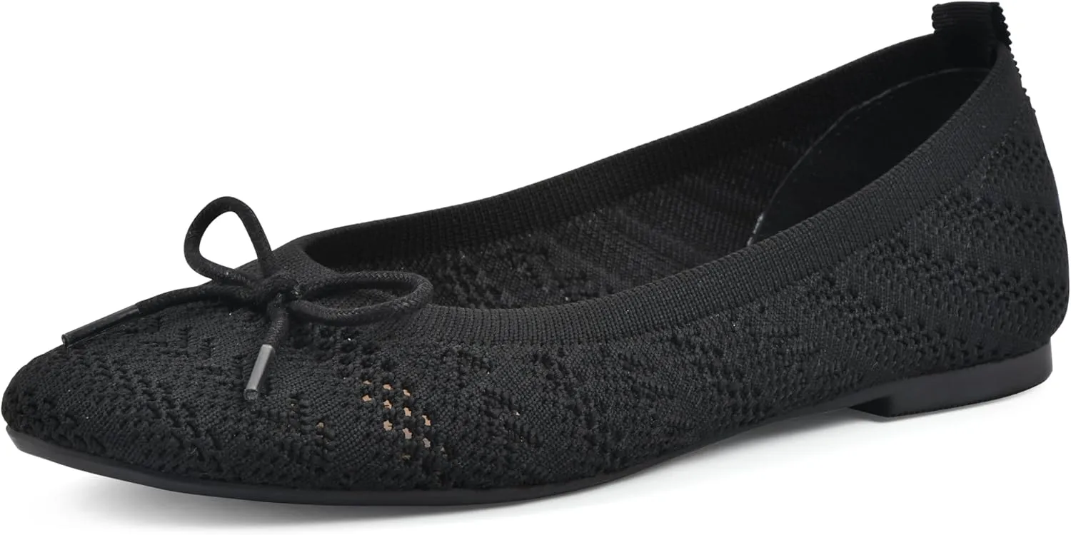 WHITE MOUNTAIN Women's Sashay Woven Knit Ballet Flat