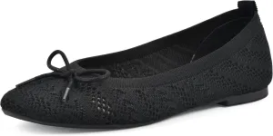 WHITE MOUNTAIN Women's Sashay Woven Knit Ballet Flat