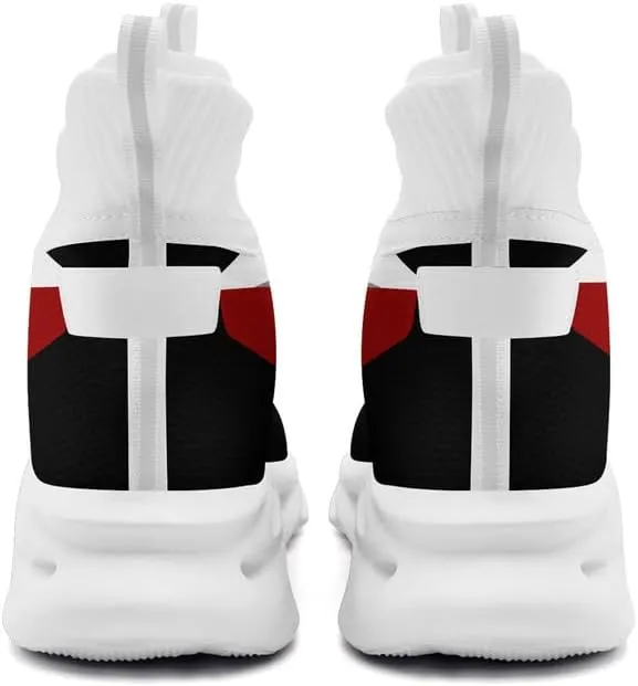 Wide Fit Fashion Sneakers for Men Women Youth Comfortable Mid-Top Athletic Winter Shoes Casual Walking Boots Ankle Support