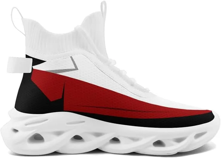 Wide Fit Fashion Sneakers for Men Women Youth Comfortable Mid-Top Athletic Winter Shoes Casual Walking Boots Ankle Support