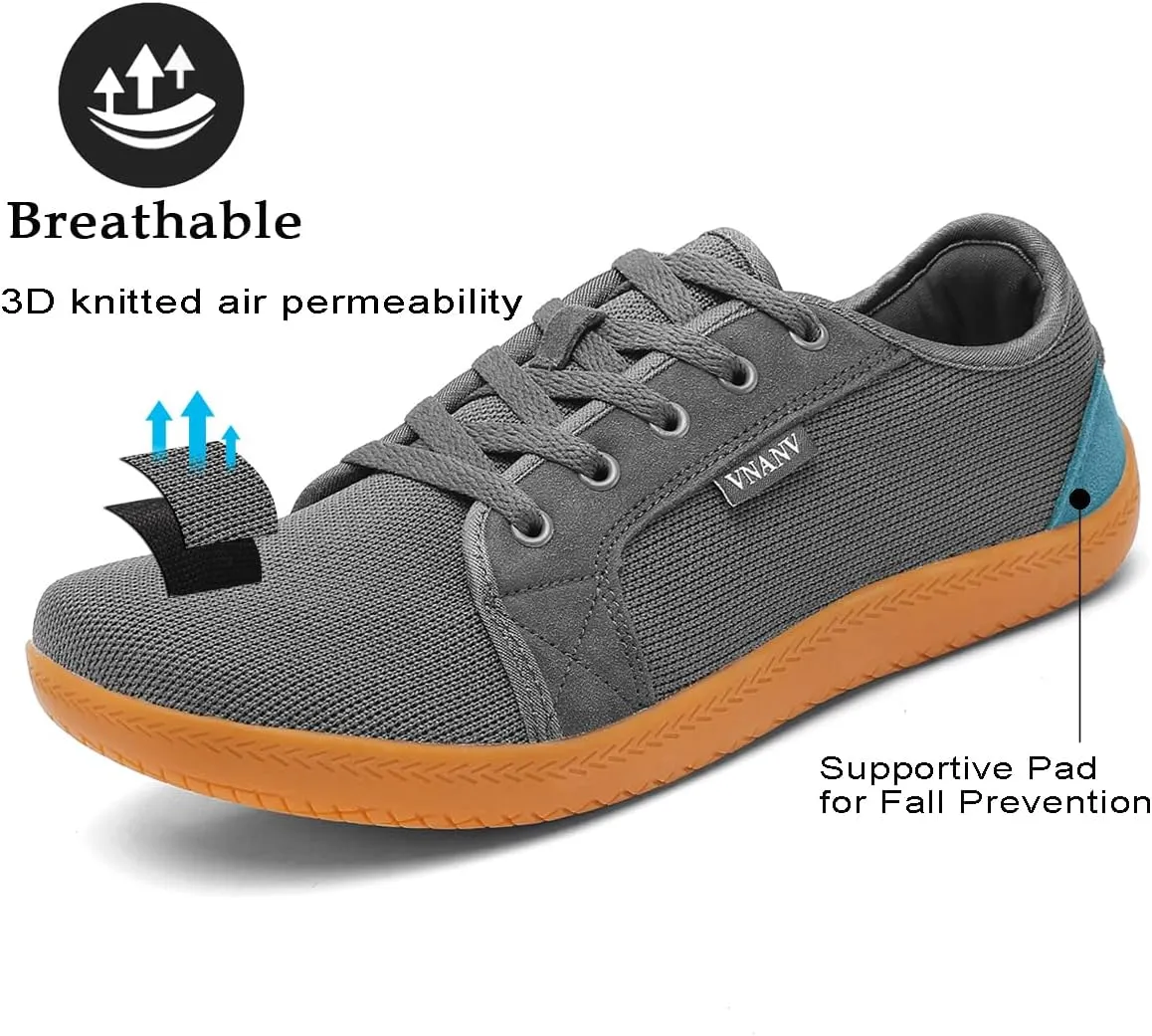 Women Barefoot Shoes Wide Toe Minimalist Walking Shoes Slip on Zero Drop Sole Cross-Trainer Sneakers Lightweight Workout