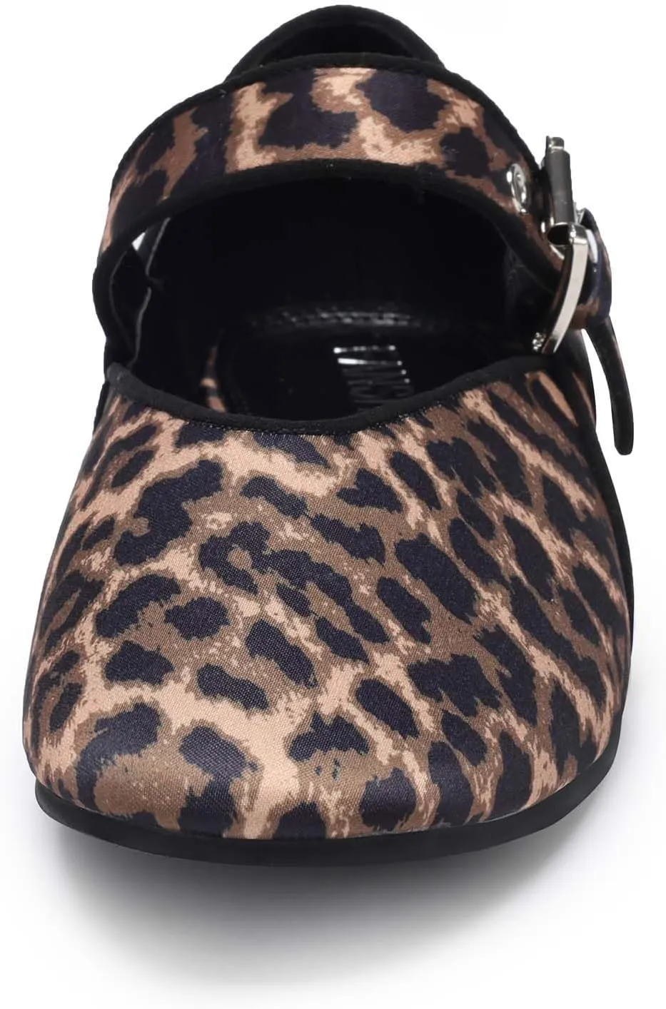 Women Leopard Ballet Flats Mary Jane Leopard Flats for Women Leopard Mary Jane Flats with Buckle Strap Comfortable Leopard Ballerina Flat Shoes