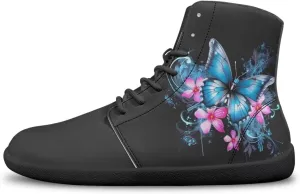 Women Men High Top Barefoot Shoes Lace Up Anti-Slip Active Sneakers