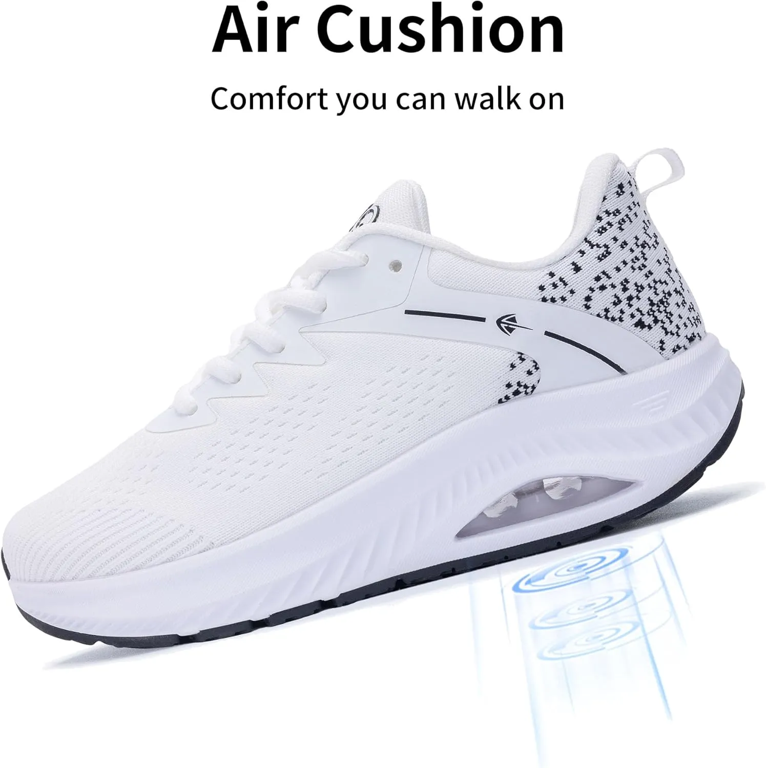Womens Arch Support Walking Shoes Wide Toe Box Orthotic Sneakers Air Tennis Shoes for Plantar Fasciitis Pain Relief, Size 6-11