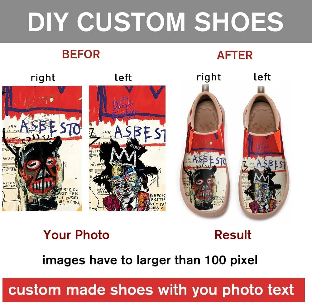 Women's Art Travel Shoes Slip On Casual Cozy Loafers Lightweight Comfort Fashion Walking Sneaker