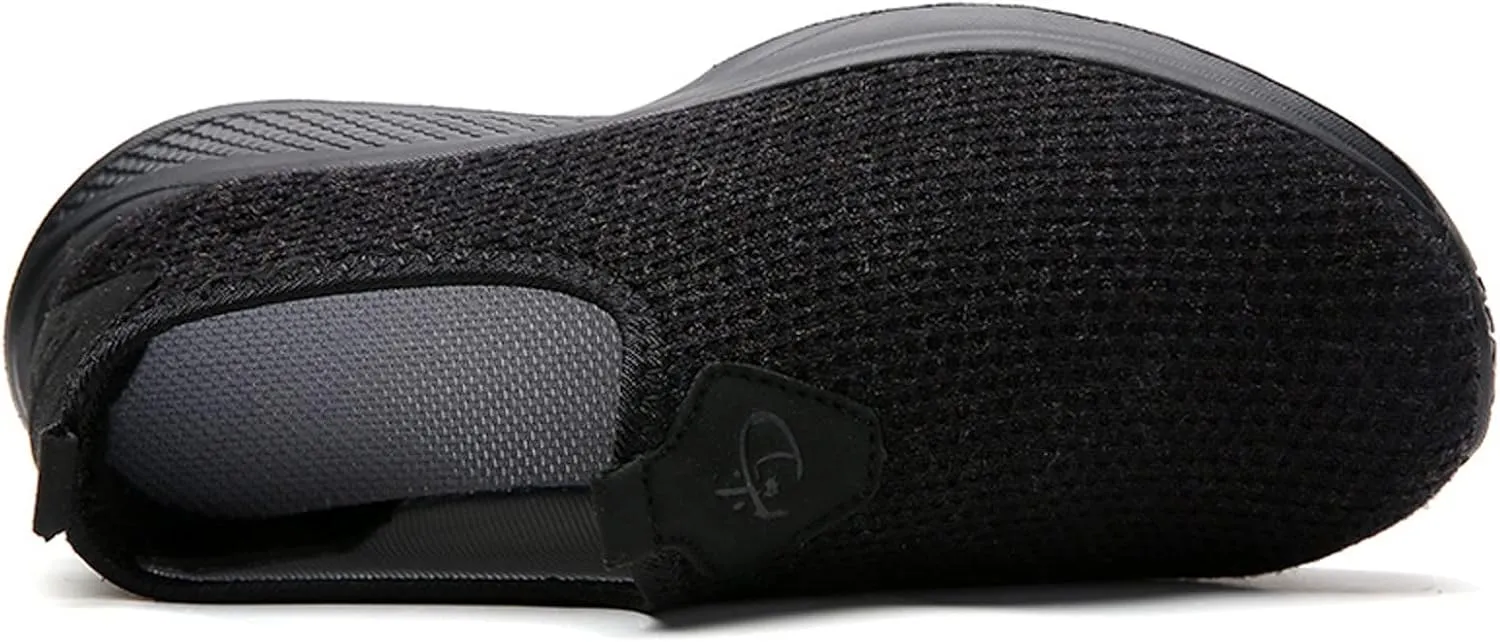 Women's Athletic Walking Shoes Slip On Casual Mesh Slip On Shoes Women Arch Support Ladies Shoes Casual Walking Sneakers Platform Tennis Shoe Loafers Shoe