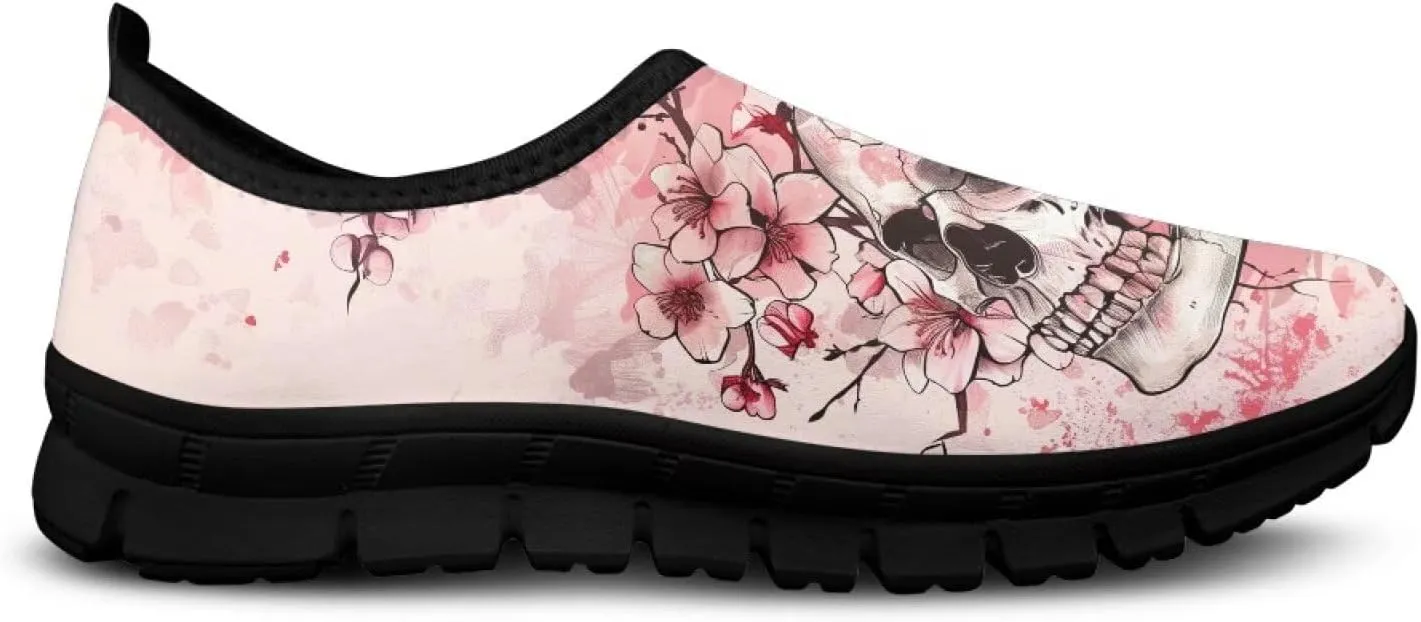 Womens Casual Sneakers Art Themed Slip On Walking Shoes for Women