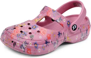 Women's Classic Casual Clogs/Sandals with Adjustable Back Strap for Adult | Comfortable & Light Weight | Stylish & Anti-Skid | Waterproof & Everyday Use Mules for Girls/Ladies D-512