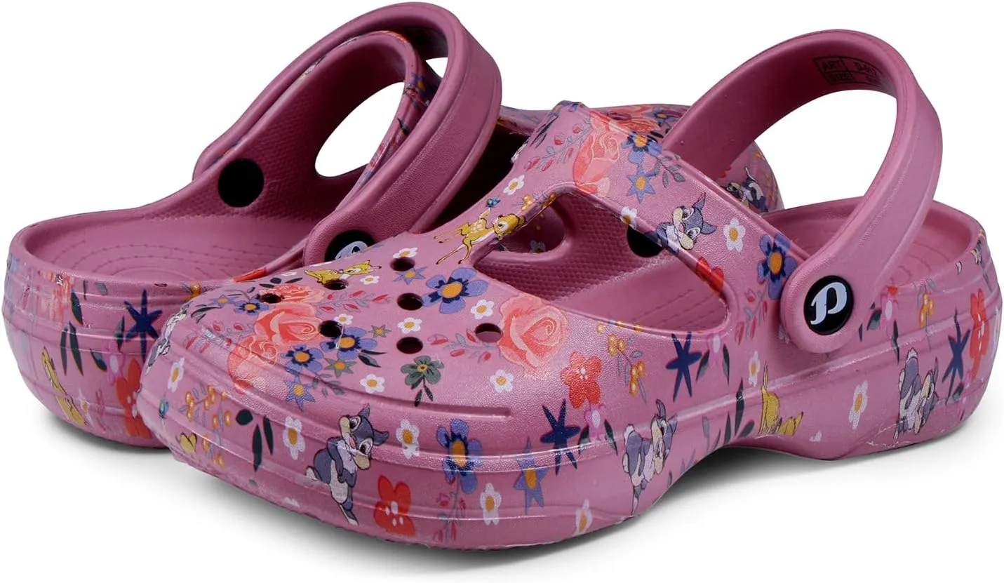 Women's Classic Casual Clogs/Sandals with Adjustable Back Strap for Adult | Comfortable & Light Weight | Stylish & Anti-Skid | Waterproof & Everyday Use Mules for Girls/Ladies D-512