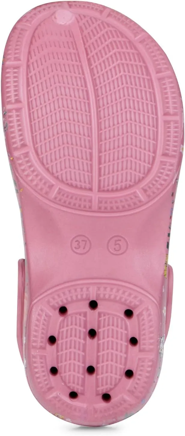 Women's Classic Casual Clogs/Sandals with Adjustable Back Strap for Adult | Comfortable & Light Weight | Stylish & Anti-Skid | Waterproof & Everyday Use Mules for Girls/Ladies D-512