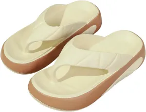 Women's Clogs Women's Beach Flip Flops Summer Thick-Soled Shoes Eva Home Slippers Fashion Street Sandals