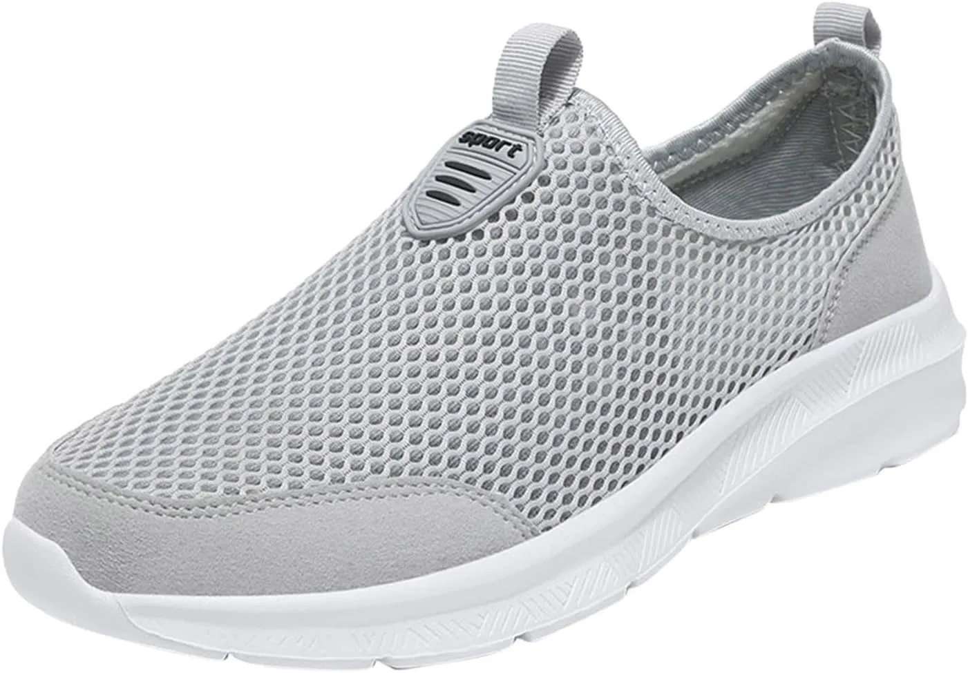 Women's Fashion Sneaker Mesh Slip On Black Non Slip Shoes for Women Comfortable Shoes Men Casual Casual Loafers for Women Men's White Sneakers