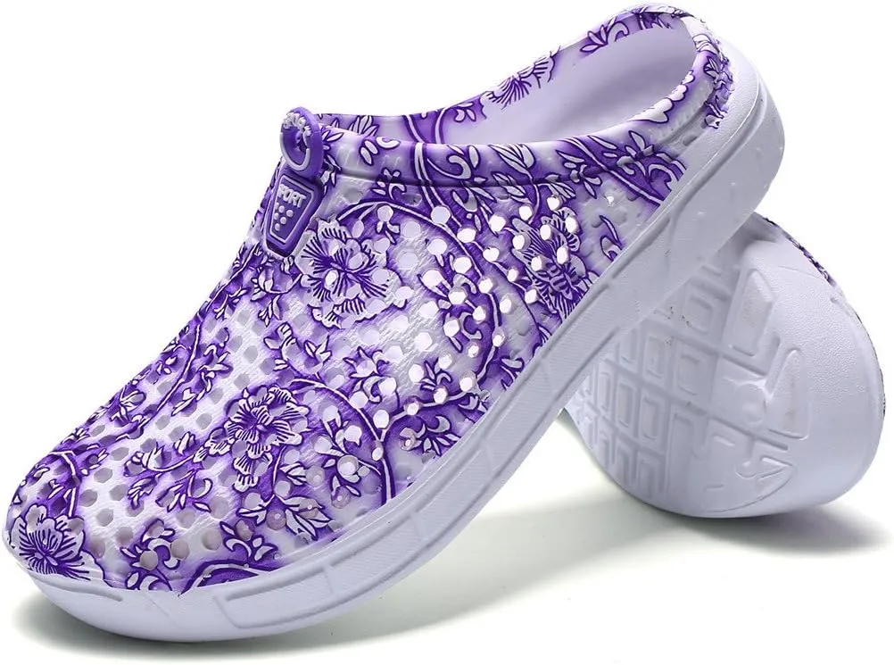 Women's Garden Clogs Shoes Slippers Sandals Quick Drying Lightweight Breathable