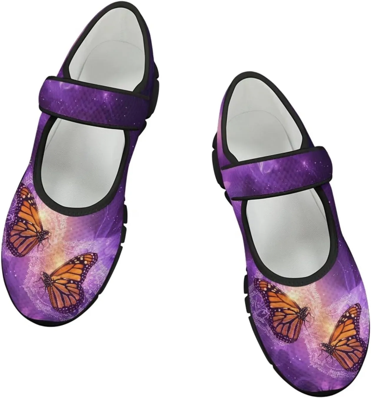 Women’s Mary Jane Shoes Comfortable Dress Shoes Non-Slip Slip On Lightweight Breathable Work Shoes