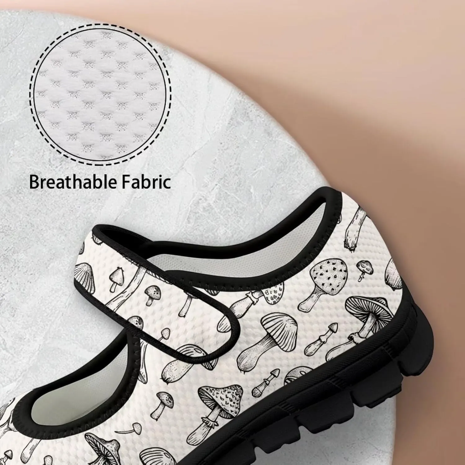 Women’s Mary Jane Shoes Comfortable Dress Shoes Non-Slip Slip On Lightweight Breathable Work Shoes