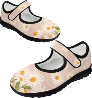 Women’s Mary Jane Shoes Comfortable Dress Shoes Non-Slip Slip On Lightweight Breathable Work Shoes