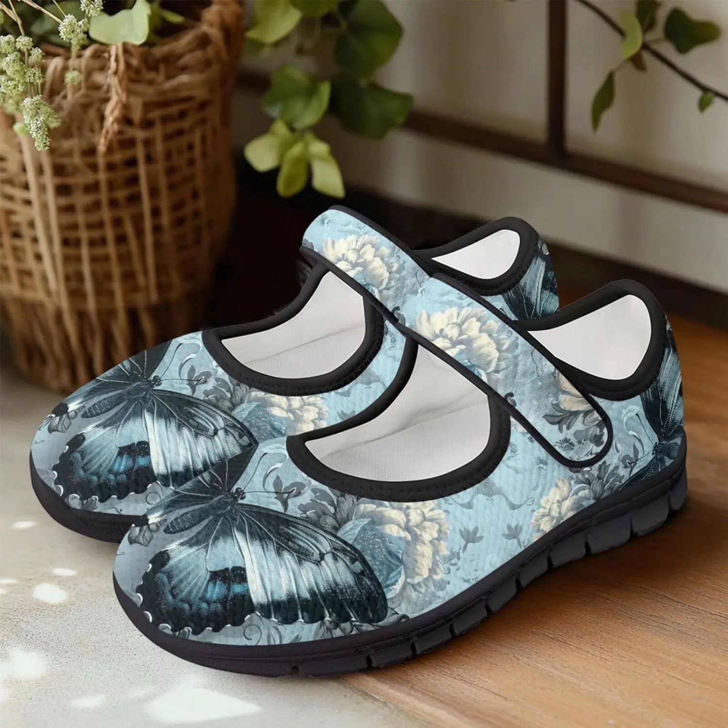 Women’s Mary Jane Shoes Comfortable Dress Shoes Non-Slip Slip On Lightweight Breathable Work Shoes