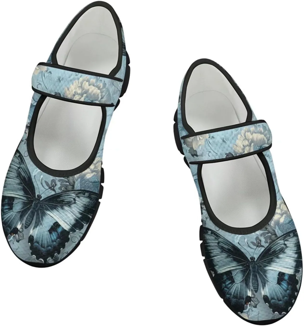 Women’s Mary Jane Shoes Comfortable Dress Shoes Non-Slip Slip On Lightweight Breathable Work Shoes