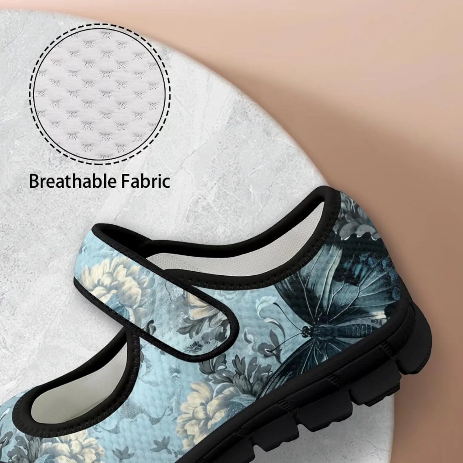 Women’s Mary Jane Shoes Comfortable Dress Shoes Non-Slip Slip On Lightweight Breathable Work Shoes