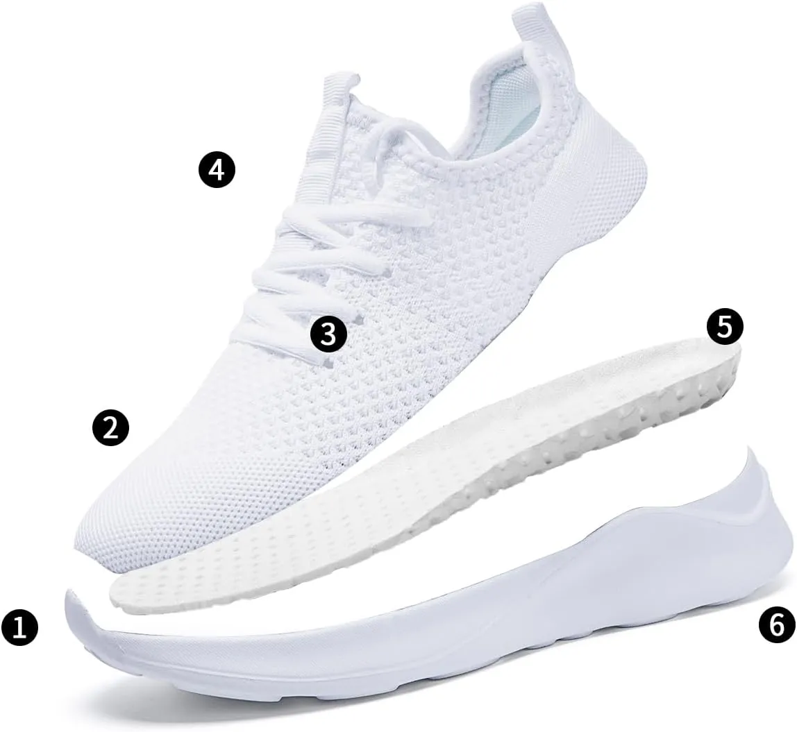 Womens Running Shoes Lightweight Comfortable Walking Fashion Gym Sneakers Non Slip Workout Tennis Shoes