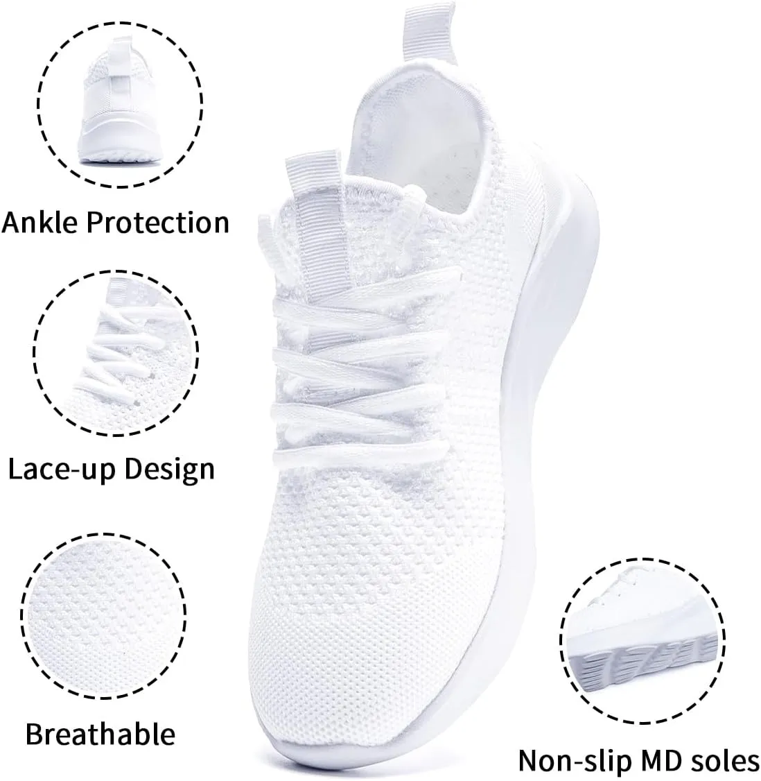 Womens Running Shoes Lightweight Comfortable Walking Fashion Gym Sneakers Non Slip Workout Tennis Shoes