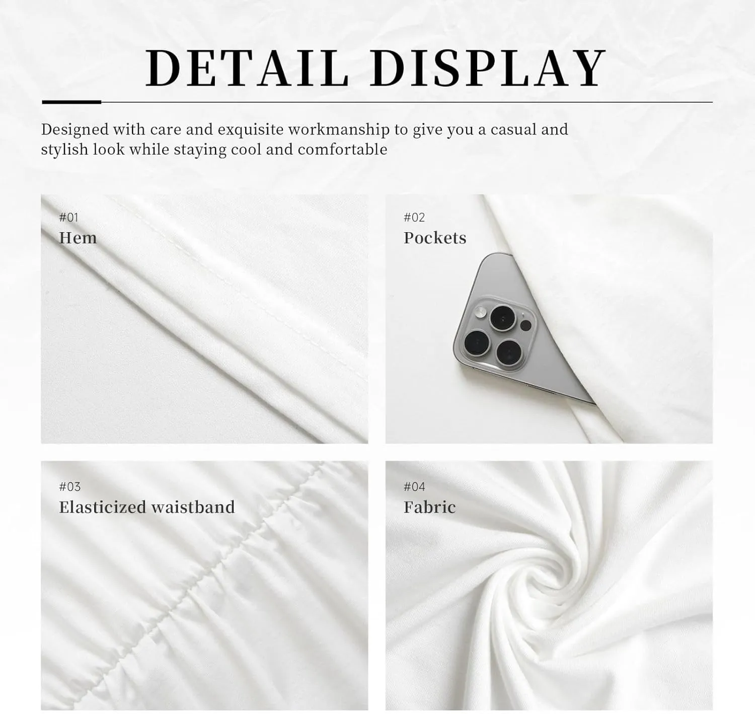Women's Short Sleeve Round Neck Musical Notes Print A-Line Summer Casual Dress with Pockets,