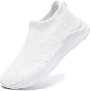 Womens Slip On Running Tennis Walking Shoes Women’s Fashion Sneakers Hiking Work Nurse Gym Casual Athletic Comfortable Shoes for Women Travel Fitness Mesh Lightweight