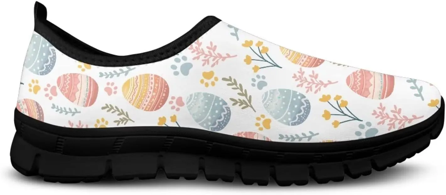 Womens Slip On Shoes Casual Travel Shoes Breathable Lightweight Work Shoes