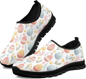 Womens Slip On Shoes Casual Travel Shoes Breathable Lightweight Work Shoes