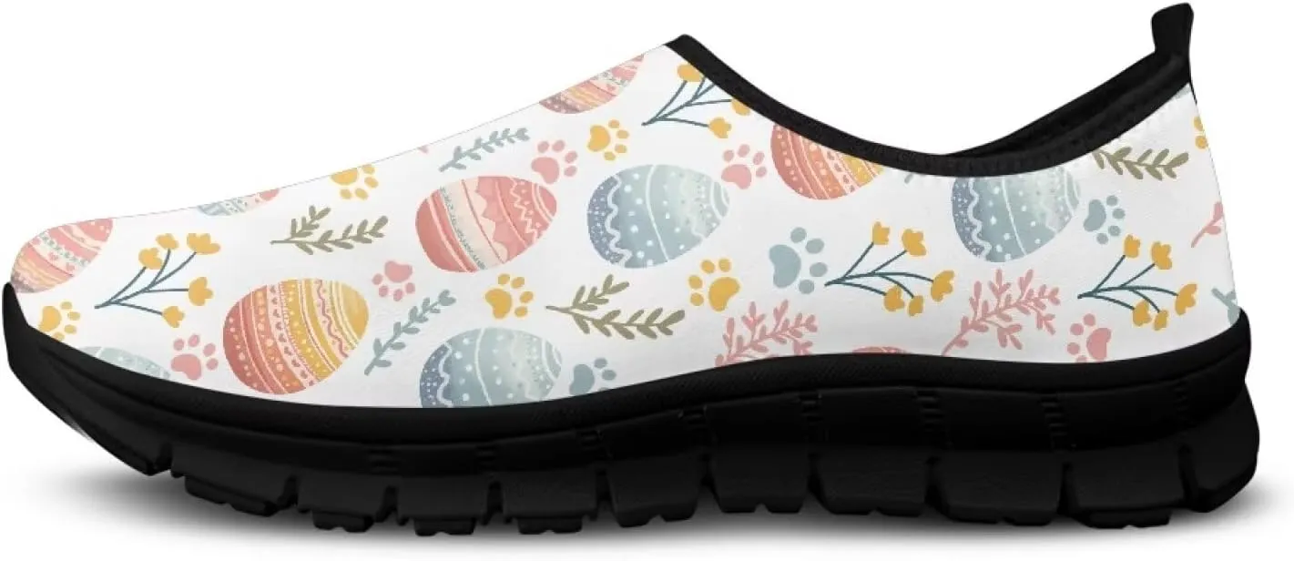 Womens Slip On Shoes Casual Travel Shoes Breathable Lightweight Work Shoes