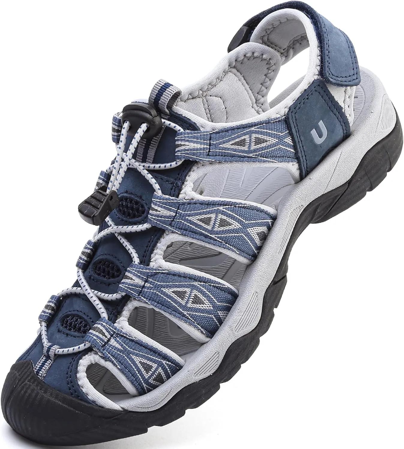 Women's Sport Hiking Sandals Closed Toe Summer Outdoor Athletic Walking Sandal Adventure Lightweight Comfortable Beach Sandals Water Shoes