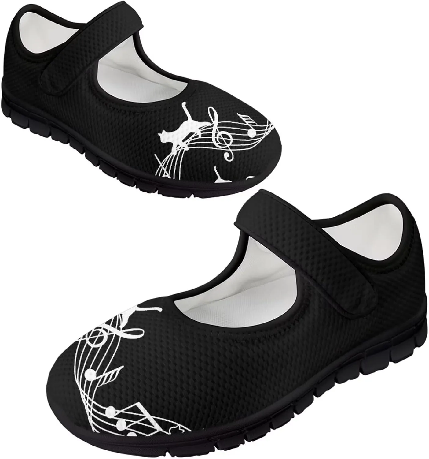 Women's Sunflower Print Mary Jane Sneaker Shoes Casual Lightweight Breathable Sneaker