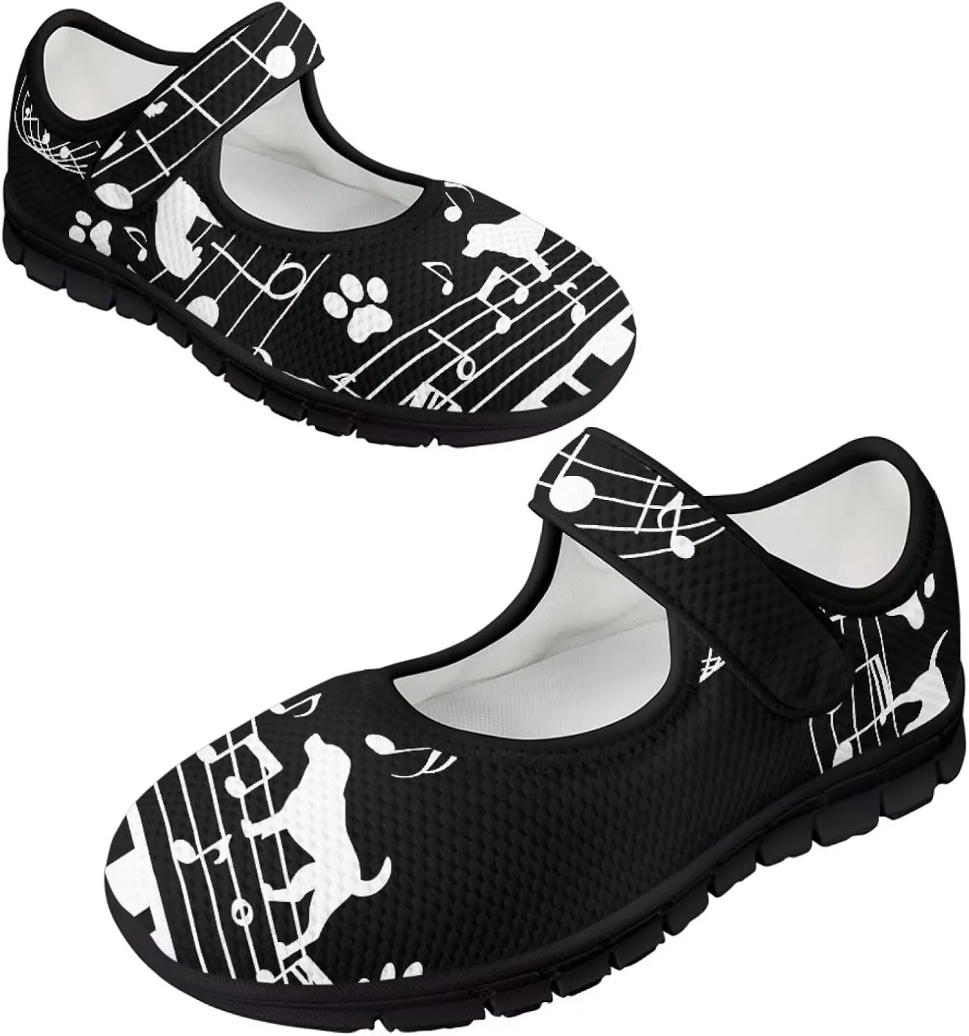 Women's Sunflower Print Mary Jane Sneaker Shoes Casual Lightweight Breathable Sneaker