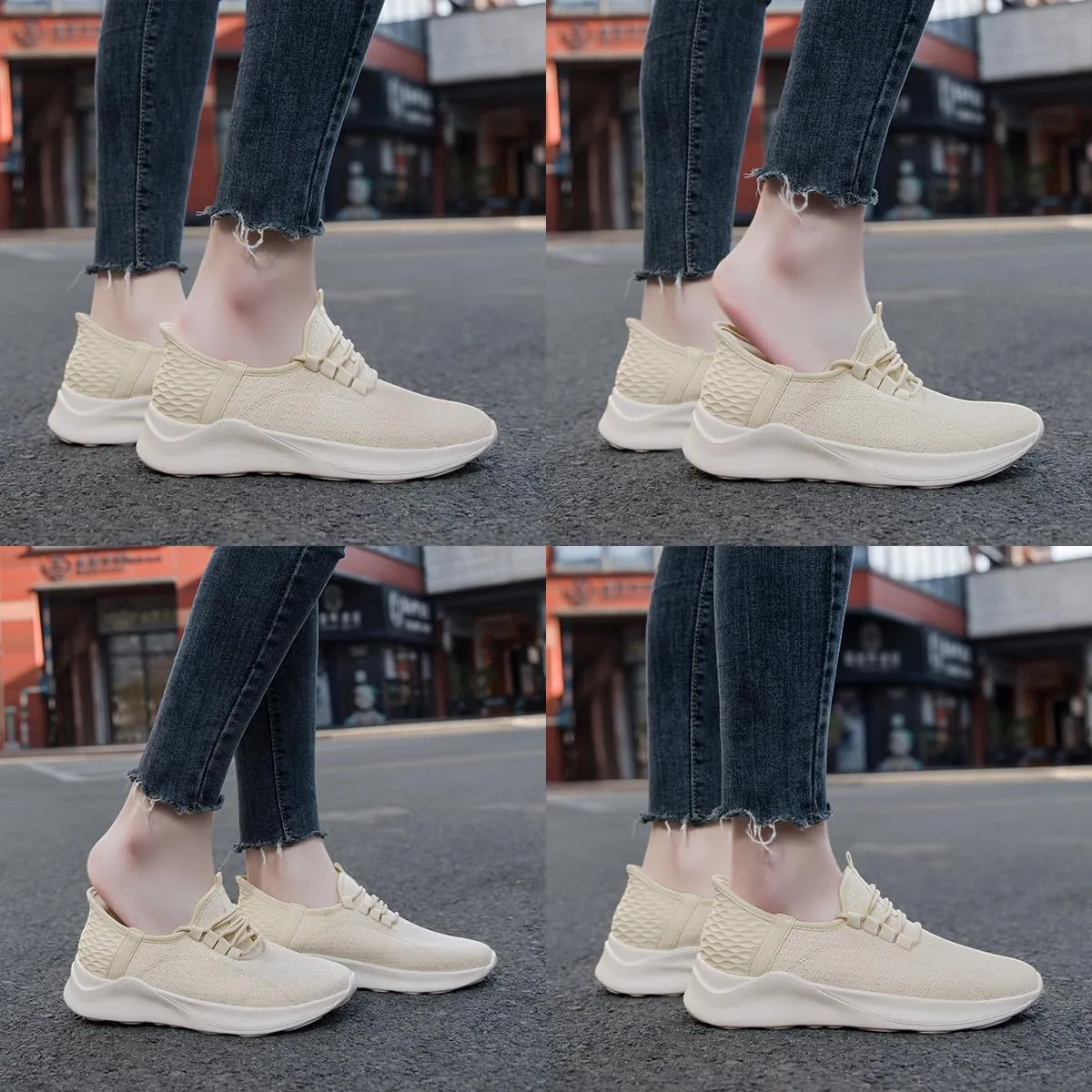 Women's Walking Shoes Casual Tennis Slip On Sneakers Lightweight Comfortable Fashion Shoes for Women