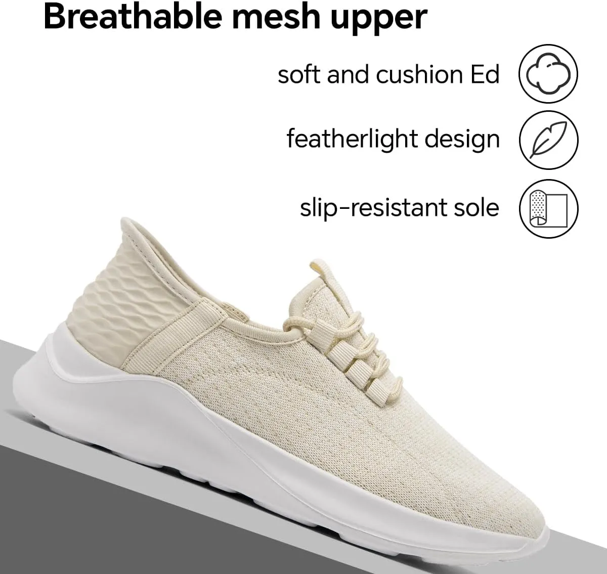 Women's Walking Shoes Casual Tennis Slip On Sneakers Lightweight Comfortable Fashion Shoes for Women